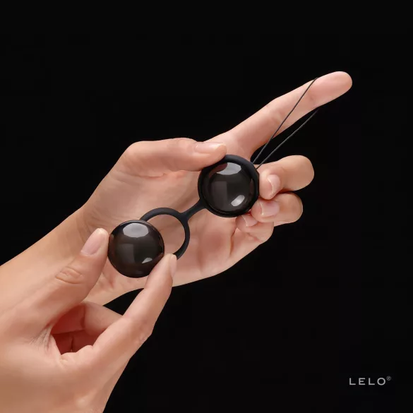 LELO Luna Noir - tupekuulid - vahetatavad kuulikud - must
