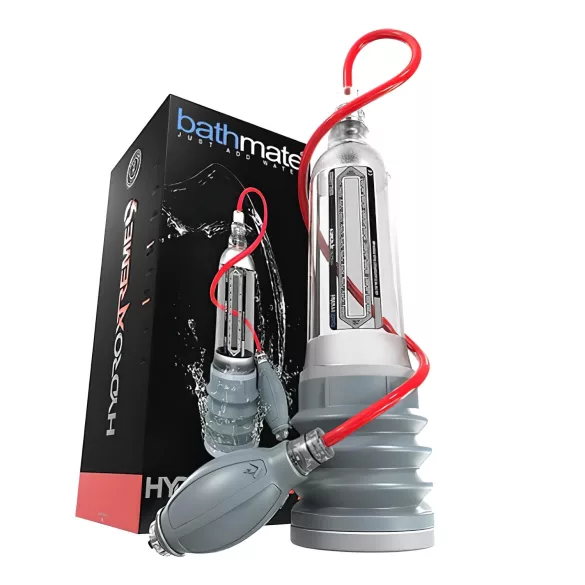 BathMate Xtreme Hydromax 9 - peenisepumba komplekt - läbipaistev