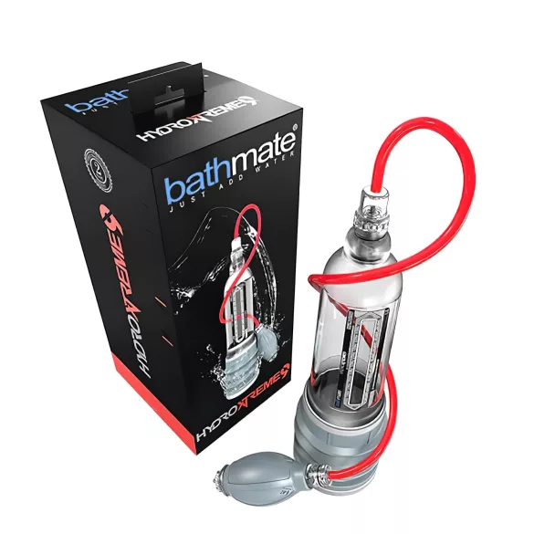 BathMate Xtreme Hydromax 9 - peenisepumba komplekt - läbipaistev