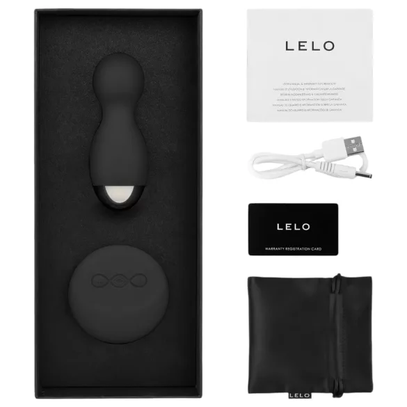 LELO Hula - pöörlev vibreeriv muna (must)