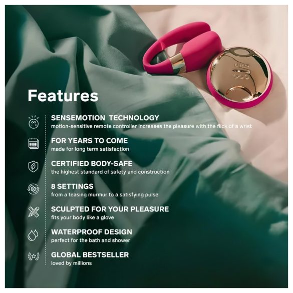 LELO Tiani 3 - paaridele mõeldud vibraator - silikoon - lilla