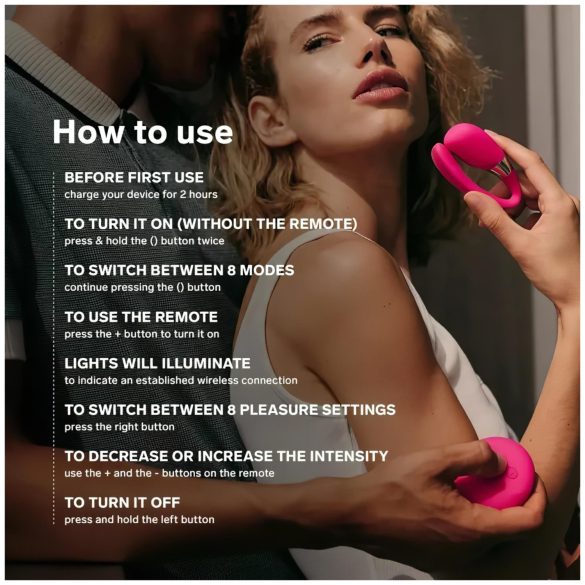 LELO Tiani 3 - paaridele mõeldud vibraator - silikoon - lilla