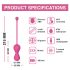 Magic Motion Kegel Master - Nutikad geishakuulid (lilla)