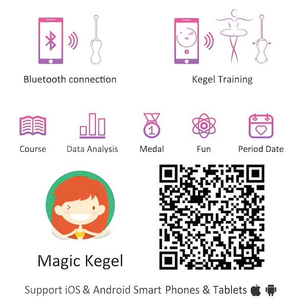 Magic Motion Kegel Master - nutikad tupekuulid duo (roosa)