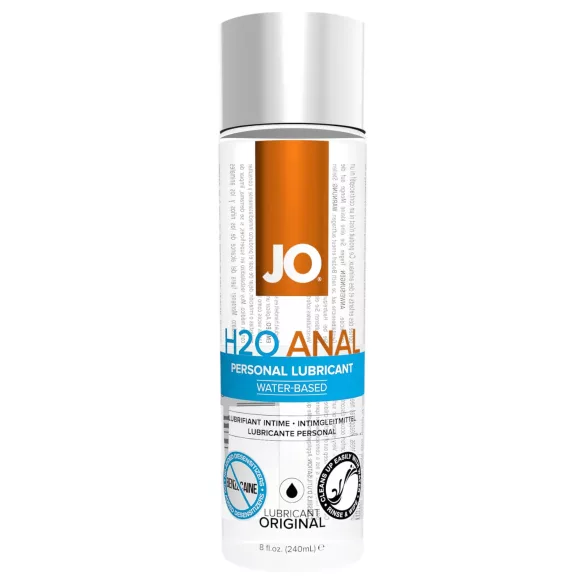 System JO - H2O Anal Original - veepõhine anaallibesti (240 ml)
