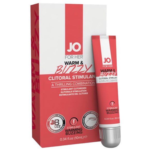 JO WARM & BUZZY - kliitori stimulaator naistele (10ml)