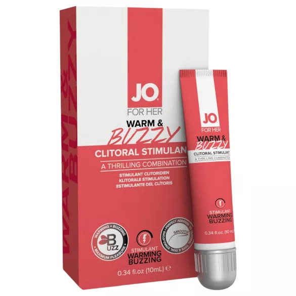JO WARM & BUZZY - kliitori stimulatsioonigeel naistele - 10ml