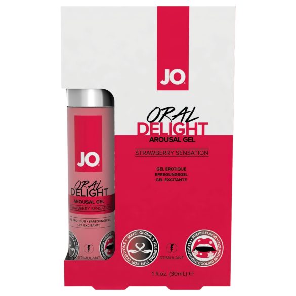 System JO Suukaudne Nauding - jahutav, söödav libesti - maasikas (30ml)