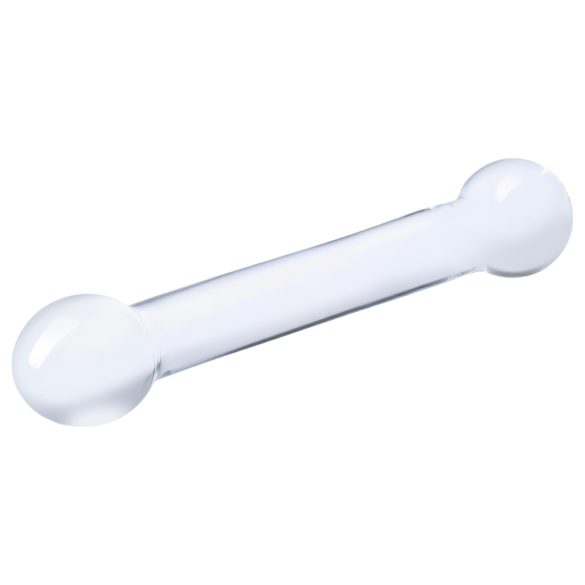 GLAS - kahe otsaga klaasdildo G-punktile (läbipaistev)