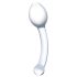GLAS - klaasist anaalne topeltdildo (läbipaistev)