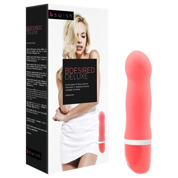 B SWISH Bdesired Deluxe - lainev vibraator (korall)