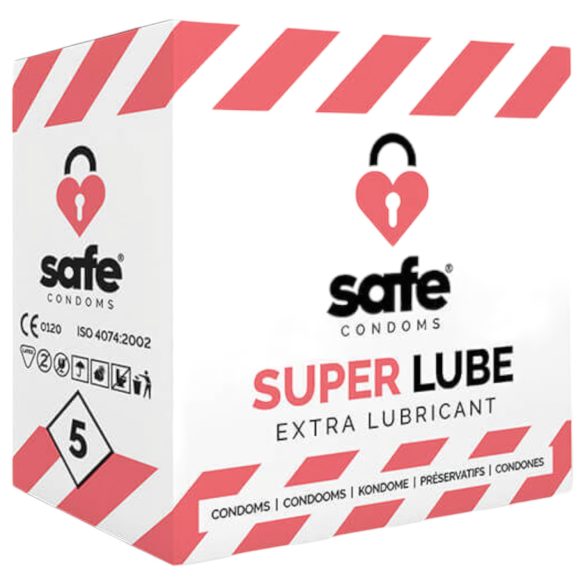 SAFE Super Lube - ekstra libe kondoom (5 tk)