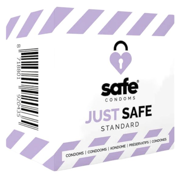 SAFE Just Safe - standard kondoom - vanilje (5 tk)