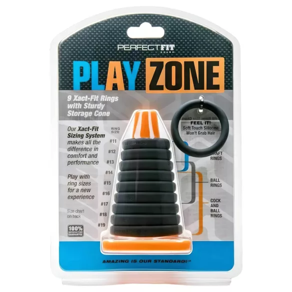 Perfect Fit - Play Zone - peeniserõngaste ja -venitajate komplekt (9-osaline)