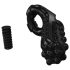 Bathmate Vibe Ring Tickle - must rõngas (must)