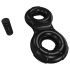 Bathmate Vibe Ring Eight – laetiv vibraatorrõngas (must)