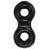 Bathmate Vibe Ring Eight – laetiv vibraatorrõngas (must)