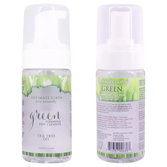 Intimate Earth Green Tee - desinfitseeriv ja puhastav sprei (100 ml)