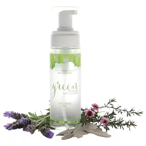 Intimate Earth Green Tee - desinfitseeriv ja puhastav sprei (100 ml)