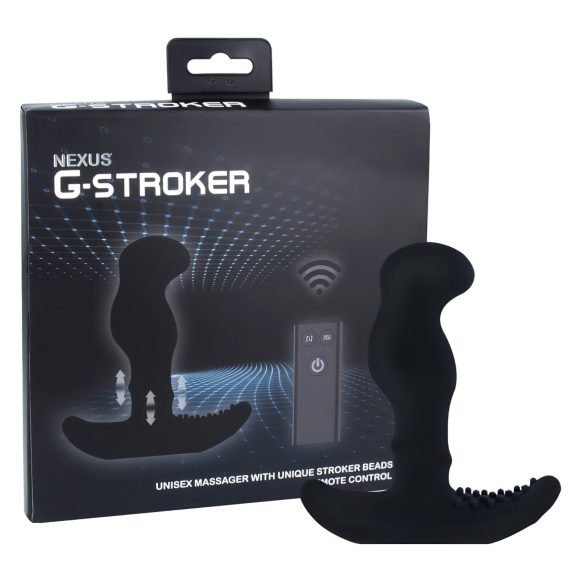 Nexus G-stroker - kaugjuhtimisega eesnäärme vibrator (must)
