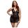 BACI suursuurus - kaelapaelaga pitsist babydoll - must (XL-XXL)