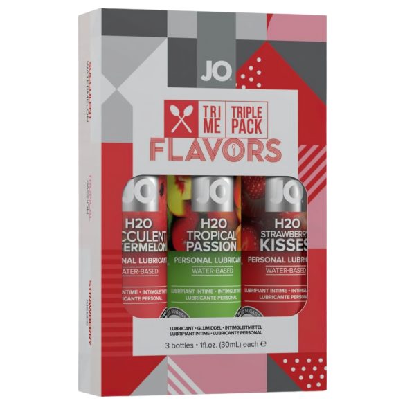 JO System Maitsev Määrdekomplekt (3x30ml)