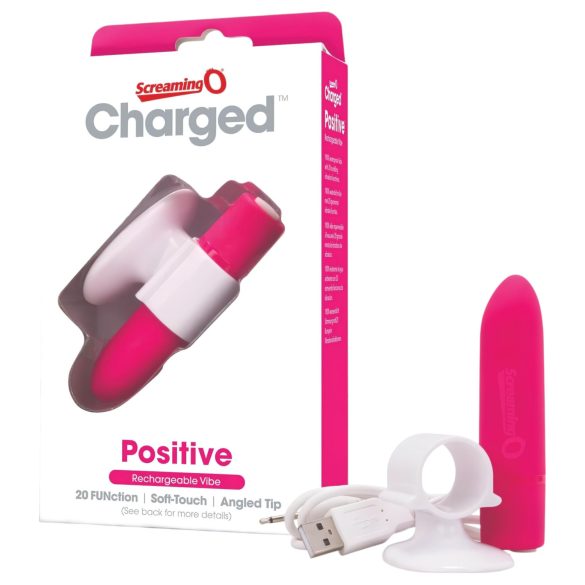 Screaming O Positive - laetavalt supertugev vibraator (roosa)