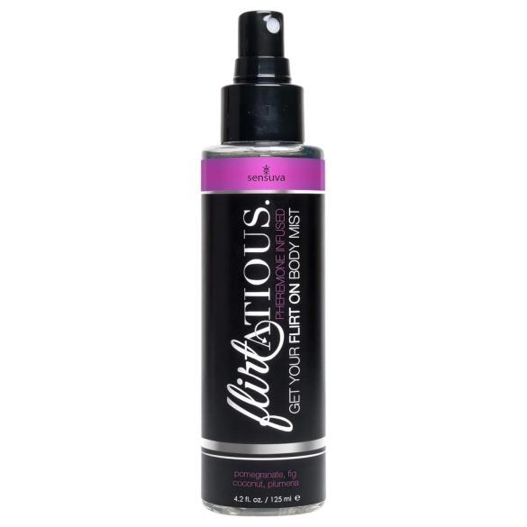 Sensuva Flirtatious - feromoonkehasprei - granaatõuna ja kookosega (125 ml)