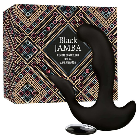 FEELZTOYS Black Jamba - juhtmevaba soojendav anaalvibraator (must)