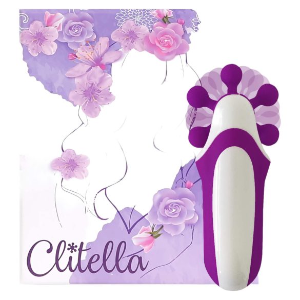 FEELZTOYS Clitella - akuga, pöörlev oraalne vibraator (lilla)