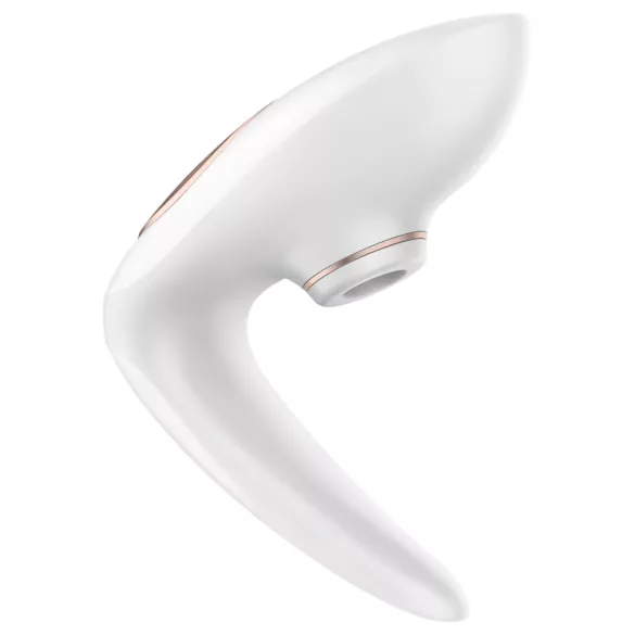 Satisfyer Pro 4 Couples - paaridele õhulainevibraator - akuga - valge