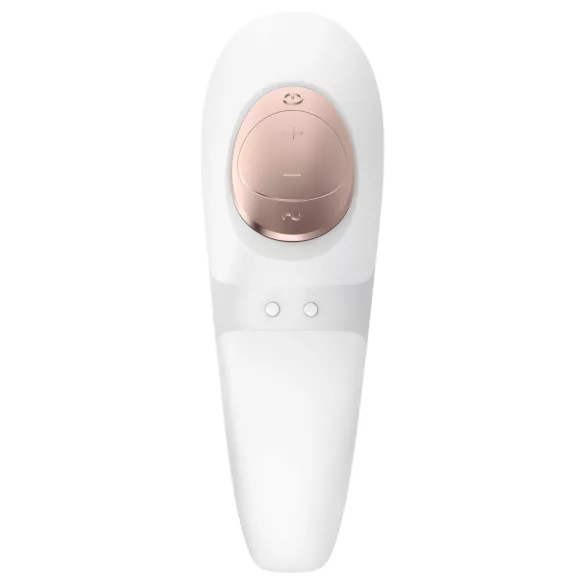 Satisfyer Pro 4 Couples - paaridele õhulainevibraator - akuga - valge
