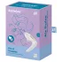 Satisfyer Pro 4 Couples - paaridele õhulainevibraator - akuga - valge