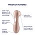 Satisfyer Pro 2 Gen2 - akutoitega kliitoristimulaator (pruun)