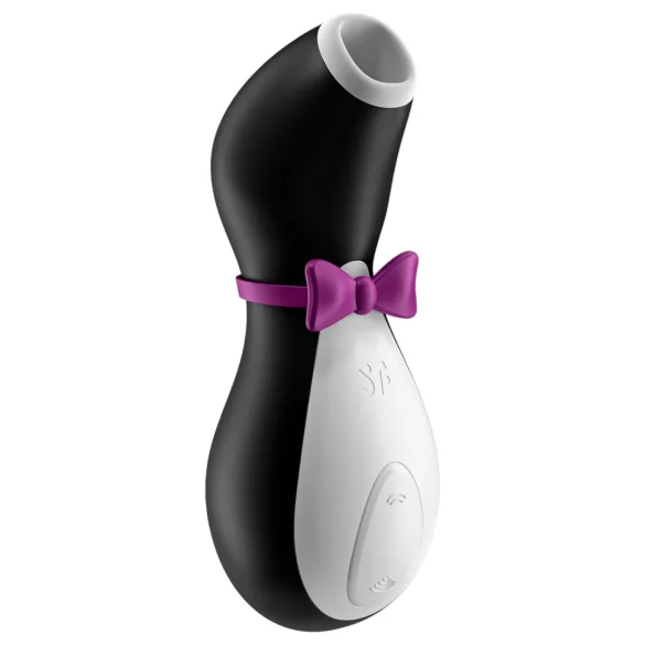 Satisfyer Penguin - kliitoristimulaator - aku, veekindel - must-valge