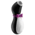 Satisfyer Penguin - kliitoristimulaator - aku, veekindel - must-valge