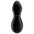 Satisfyer Penguin - kliitoristimulaator - aku, veekindel - must-valge