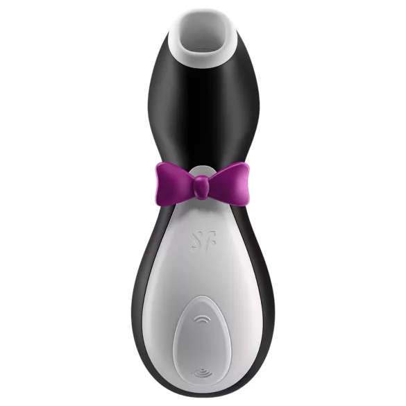 Satisfyer Penguin - kliitoristimulaator - aku, veekindel - must-valge