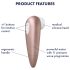 Satisfyer 1 Number One - õhuimpulsi kliimativibraator (pruun)