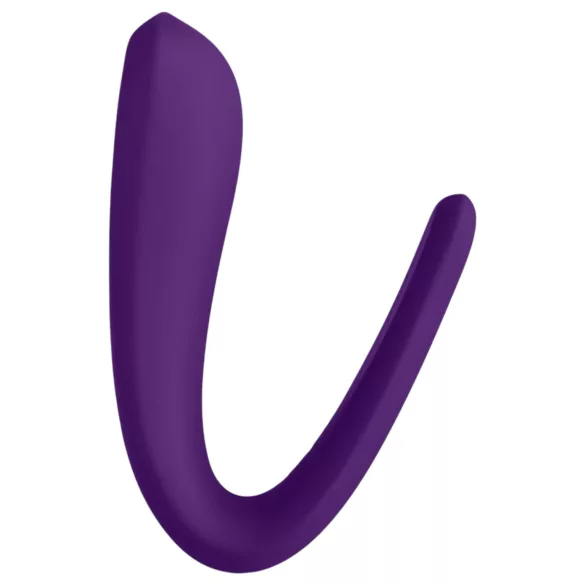 Satisfyer Double Classic - veekindel, laetav paaride vibrator (lilla)