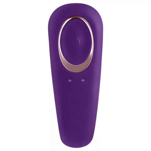 Satisfyer Double Classic - veekindel, laetav paaride vibrator (lilla)