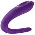 Satisfyer Double Classic - veekindel, laetav paaride vibrator (lilla)