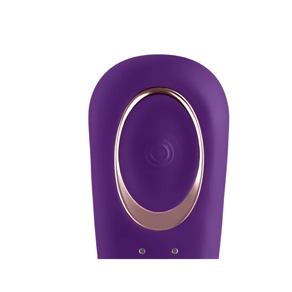 Satisfyer Double Classic - veekindel, laetav paaride vibrator (lilla)