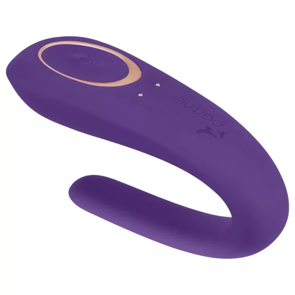 Satisfyer Double Classic - veekindel, laetav paaride vibrator (lilla)