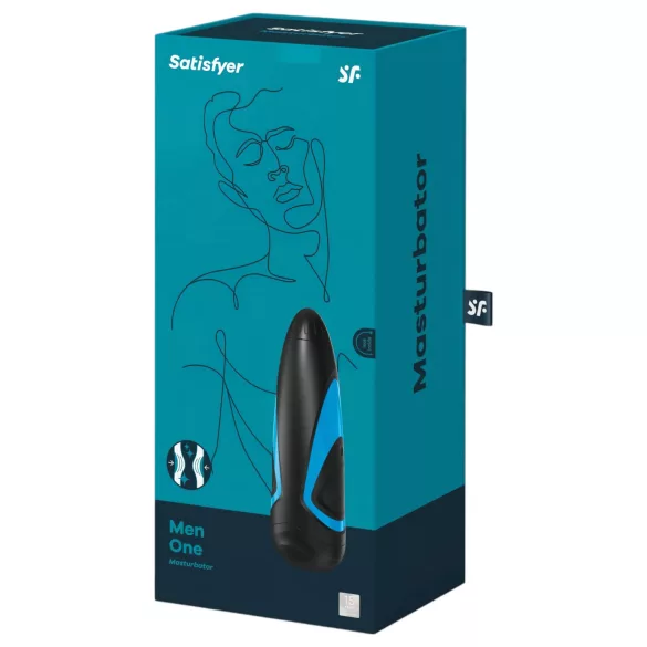 Satisfyer Men One - vaakummasturbaator - sinine/must