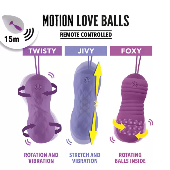 FEELZTOYS Foxy - veekindel vibreeriv muna - lilla