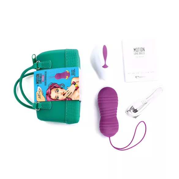 FEELZTOYS Foxy - veekindel vibreeriv muna - lilla