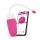 Magic Motion Vini - Nutikas vibro-muna (roosa-valge)