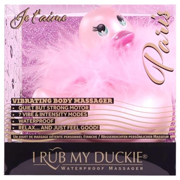 My Duckie Paris 2.0 - veekindel kliitorivibraator - part - roosa