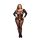 Baci Plus size mustriline pikk kleit, must (XL-XXL)